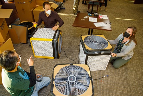 Merv filter box sales fan